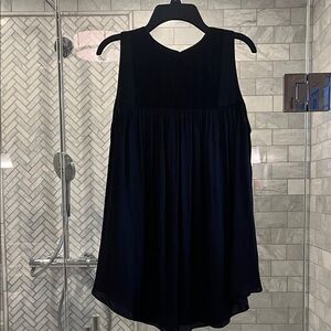 Smythe Black Lace Detail Top